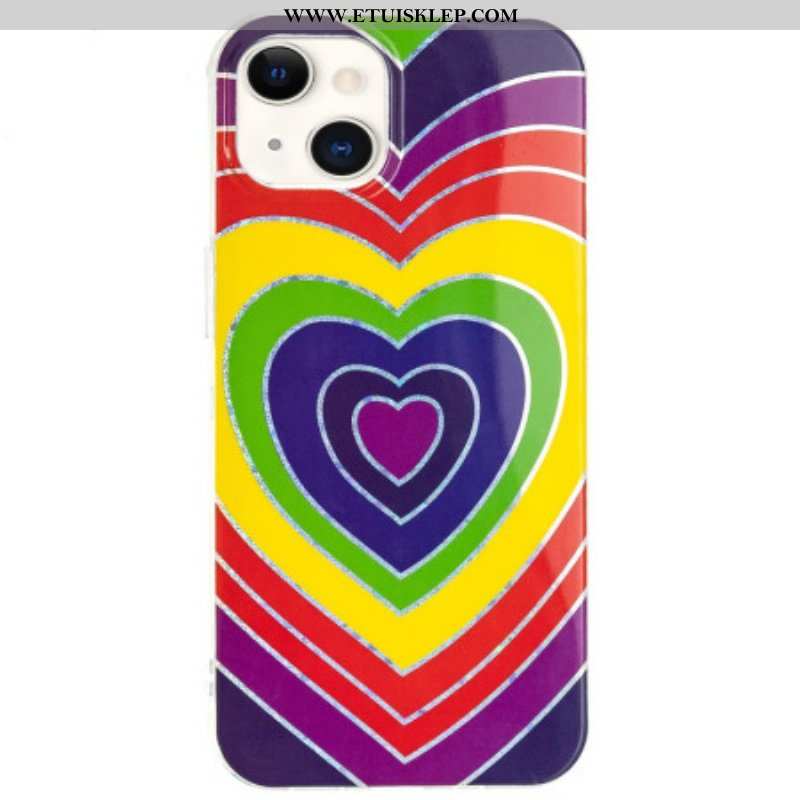 Etui do iPhone 15 Plus Psychodeliczne Serce